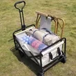Collapsible Utility Wagon Cart with Telescopic Handle | https://www.bestnamebadges.com