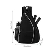 Pickleball Paddle Sling Backpack with Bottle Pocket | https://www.bestnamebadges.com