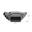 Multi-Pocket Waist Pack with Adjustable Strap and Zippers | https://www.bestnamebadges.com