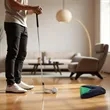 Electronic Golf Putt Return Trainer for Indoor Practice | https://www.bestnamebadges.com