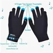 Bluetooth Touchscreen Gloves with Built-In Speaker Control | https://www.bestnamebadges.com