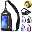 Waterproof Phone Crossbody Pouch with Touchscreen Window | https://www.bestnamebadges.com