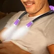USB Rechargeable Neck Reading Light with 3 Color Modes | https://www.bestnamebadges.com