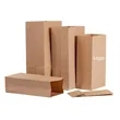 Custom EcoCraft Kraft Paper Snack Bag | https://www.bestnamebadges.com