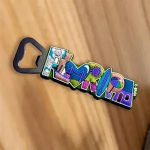 Custom PVC Bottle Openers | https://www.bestnamebadges.com
