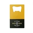 Custom Two-Tone Card Bottle Openers | https://www.bestnamebadges.com
