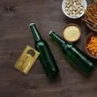 Custom Gold Card Bottle Openers | https://www.bestnamebadges.com