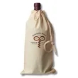 Seeley Cotton Drawstring Wine Bag | https://www.bestnamebadges.com