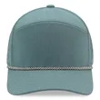 7 Panel Performance Golf Rope Trucker Cap w/Perforated Mesh | https://www.bestnamebadges.com