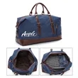 Large Canvas Travel Tote Duffel Shoulder Handbag  | https://www.bestnamebadges.com