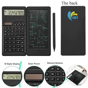 2 in 1 LCD Scientific Calculator with Notepad | https://www.bestnamebadges.com