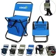 Portable Foldable Camping Chair with Cooler  | https://www.bestnamebadges.com