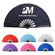 Large Folding Fabric Hand Fans Performance Kung Fu Fan | https://www.bestnamebadges.com