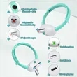 Rechargeable Wearable Automatic Cat Laser Light Collar Toy | https://www.bestnamebadges.com