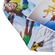Mini Epic Plush 2-Side Sublimated Blanket | https://www.bestnamebadges.com