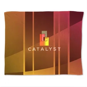 100% Polyester Epic Plush Sublimated Blanket | https://www.bestnamebadges.com