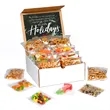 24 pack Sweet and Salty Snack Box with Label | https://www.bestnamebadges.com