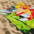 Dye Sublimated Large Beach Towel | https://www.bestnamebadges.com
