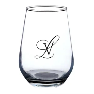 16 oz. Vaso Silicia Stemless Wine Glasses | https://www.bestnamebadges.com