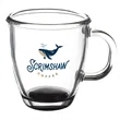 11 oz. London Glass Coffee Mugs | https://www.bestnamebadges.com