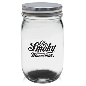 16 oz. Canning Lids Mason Jars | https://www.bestnamebadges.com