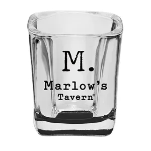 2 oz. Square Shot Glasses | https://www.bestnamebadges.com