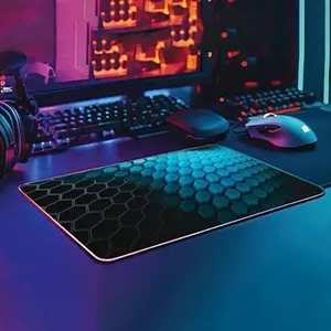 Custom RGB LED Mouse Pads | https://www.bestnamebadges.com