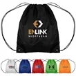 14.5x17.5 210D Polyester Drawstring Backpack | https://www.bestnamebadges.com