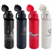 Switchback 27 oz RPET Bottle with Snap-Top Lid & Carabiner | https://www.bestnamebadges.com