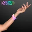 Sound Activated Light Up LED Flashing Bracelets | https://www.bestnamebadges.com