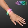 Sound Activated Light Up LED Flashing Bracelets | https://www.bestnamebadges.com