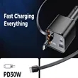 Fast Charging Retractable Car Charger For  USB C | https://www.bestnamebadges.com