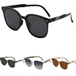 SunLuxe Premium Foldable Rectangle Sunglasses | https://www.bestnamebadges.com