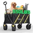 Collapsible Foldable Large Capacity Cart | https://www.bestnamebadges.com