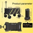 Collapsible Foldable Large Capacity Cart | https://www.bestnamebadges.com