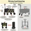 Collapsible Foldable Large Capacity Cart | https://www.bestnamebadges.com