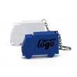 Truck Keychain with Built in Mini Tape Measure | https://www.bestnamebadges.com