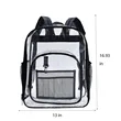 PVC Large Clear Backpack for Stadium Events | https://www.bestnamebadges.com