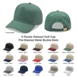 5 Panel Relaxed Golf Hat Dad Cap | https://www.bestnamebadges.com