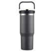 Slate 30oz Straw Tumbler | https://www.bestnamebadges.com