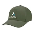 AWARE™ Recycled Cotton Cap with Leatherette Backstrap | https://www.bestnamebadges.com