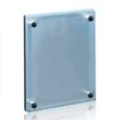 Kingston Plaque - Metallic Silver | https://www.bestnamebadges.com