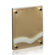 Kingston Plaque - Metallic Gold | https://www.bestnamebadges.com
