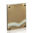 Kingston Plaque - Metallic Gold | https://www.bestnamebadges.com