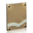 Kingston Plaque - Metallic Gold | https://www.bestnamebadges.com