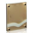 Kingston Plaque - Metallic Gold | https://www.bestnamebadges.com