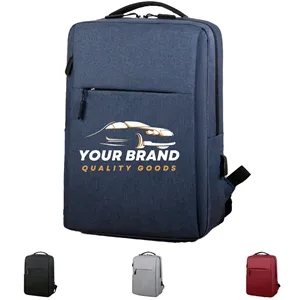 15L USB Charging Business Leisure Computer Bag Backpack