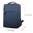 15L USB Charging Business Leisure Computer Bag Backpack | https://www.bestnamebadges.com