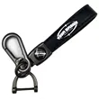 Stylish Classic Leather Car Accessories Keychain Key Ring | https://www.bestnamebadges.com