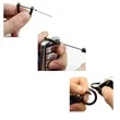 Stylish Classic Leather Car Accessories Keychain Key Ring | https://www.bestnamebadges.com